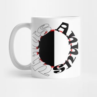 Goodbye Half and Half Stickers Mug